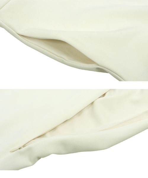 KOBE LETTUCE（コウベレタス）の「[ ストレッチ×ノーアイロン ] 細見えストレッチキャミサロペット（サロペット/オーバーオール・レディース・アイボリー系/チャコールグレー/ブラック・M/PM）」の6枚目の写真