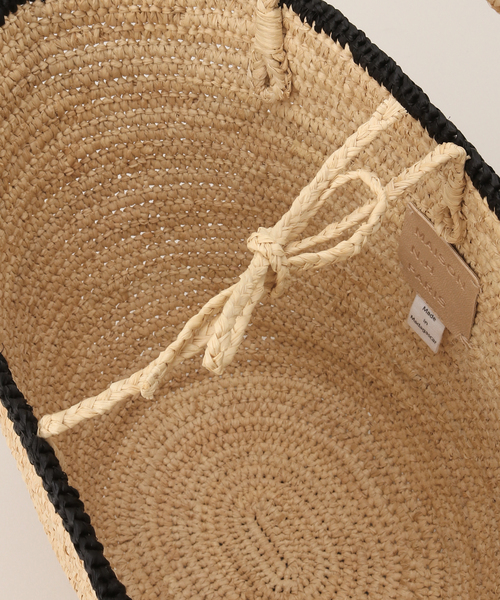 MAISON N.H PARIS（メゾンエヌアッシュパリ）の「【MAISON N.H PARIS】 CARLA PETIT BASKET S　PL1R02B020（かごバッグ・レディース・ベージュ・FREE）」の7枚目の写真