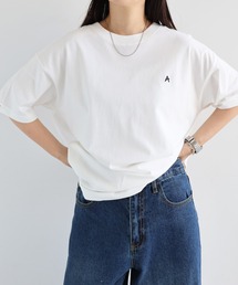 ワンポイントロゴ刺繍Tシャツ