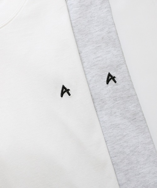 ANME(アンメ)の「ワンポイントロゴ刺繍Tシャツ(Tシャツ/カットソー・レディース・ブラック/オートミール/オフホワイト・M/L/XL/XXL)」の13枚目の写真