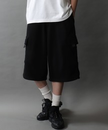 Hevy Weight Sweat Wide Cargo Shorts/ヘビーウェイト スウェット ワイドカーゴショーツ カーゴハーフパンツ