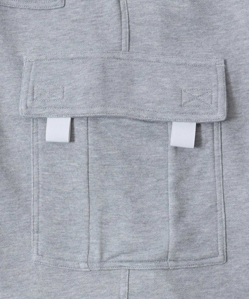 SITRY(シトリー)の「Hevy Weight Sweat Wide Cargo Shorts/ヘビーウェイト スウェット ワイドカーゴショーツ カーゴハーフパンツ(カーゴパンツ・メンズ・ネイビー/ブラック/グレー・M/L)」の14枚目の写真