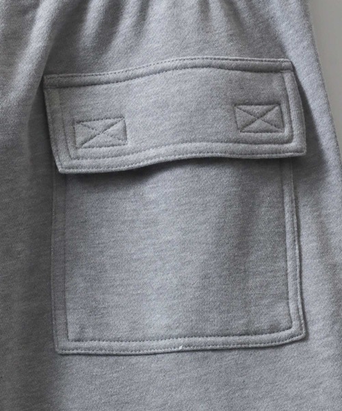 SITRY(シトリー)の「Hevy Weight Sweat Wide Cargo Shorts/ヘビーウェイト スウェット ワイドカーゴショーツ カーゴハーフパンツ(カーゴパンツ・メンズ・ネイビー/ブラック/グレー・M/L)」の12枚目の写真