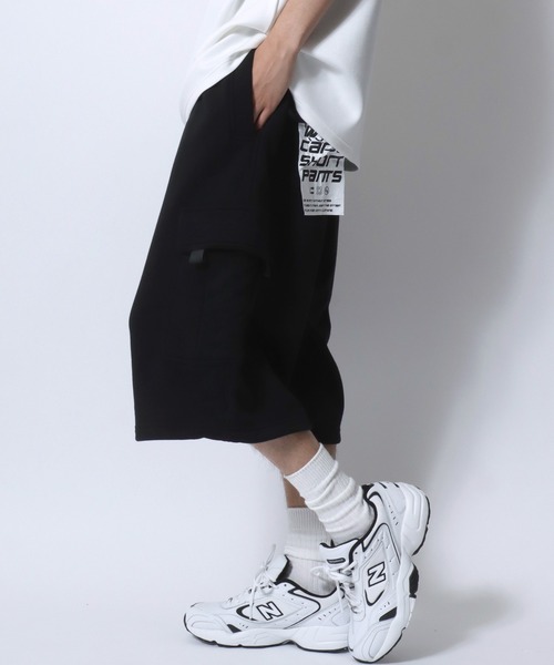 SITRY(シトリー)の「Hevy Weight Sweat Wide Cargo Shorts/ヘビーウェイト スウェット ワイドカーゴショーツ カーゴハーフパンツ(カーゴパンツ・メンズ・ネイビー/ブラック/グレー・M/L)」の20枚目の写真