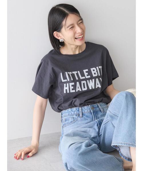 AMERICAN HOLIC（アメリカンホリック）の「ロゴカットプルオーバー（Tシャツ/カットソー・レディース・オフホワイト/チャコールグレー・L/M）」の8枚目の写真