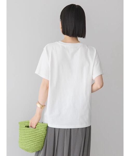 AMERICAN HOLIC（アメリカンホリック）の「ロゴカットプルオーバー（Tシャツ/カットソー・レディース・オフホワイト/チャコールグレー・L/M）」の10枚目の写真