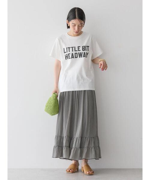 AMERICAN HOLIC（アメリカンホリック）の「ロゴカットプルオーバー（Tシャツ/カットソー・レディース・オフホワイト/チャコールグレー・L/M）」の11枚目の写真