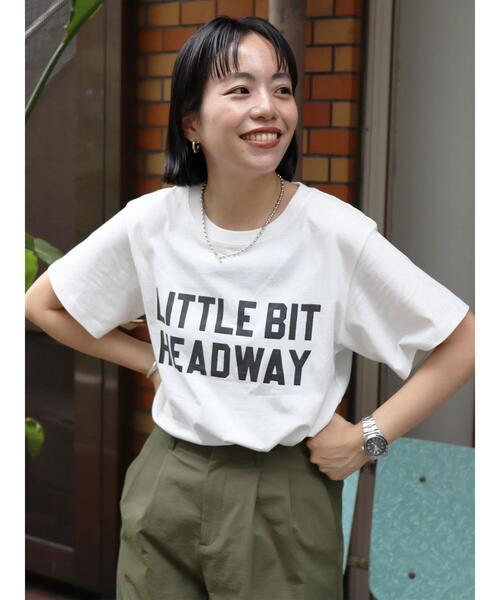 AMERICAN HOLIC（アメリカンホリック）の「ロゴカットプルオーバー（Tシャツ/カットソー・レディース・オフホワイト/チャコールグレー・L/M）」の17枚目の写真