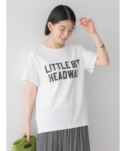 AMERICAN HOLIC（アメリカンホリック）の「ロゴカットプルオーバー（Tシャツ/カットソー・レディース・オフホワイト/チャコールグレー・L/M）」の5枚目の写真