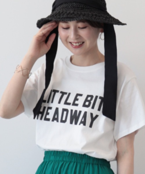 AMERICAN HOLIC（アメリカンホリック）の「ロゴカットプルオーバー（Tシャツ/カットソー・レディース・オフホワイト/チャコールグレー・L/M）」の6枚目の写真