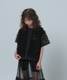 LOWRYS FARM | チュールカーディガンＳＳ　130224(カーディガン/ボレロ)