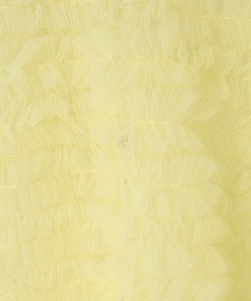 LOWRYS FARM（ローリーズファーム）の「チュールカーディガンＳＳ　130224（カーディガン/ボレロ・キッズ・イエロー/ブラック・FREE）」の10枚目の写真