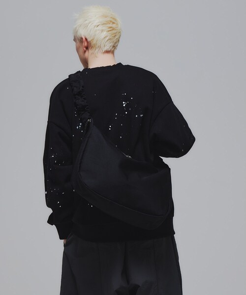 tk.TAKEO KIKUCHI（ティーケータケオキクチ）の「◆ドロストショルダーバッグ（ショルダーバッグ・メンズ・ブラック系/ブラック/ライトグレー/シルバー系/ブラック系2/ホワイト系3・00）」の15枚目の写真