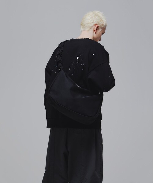 tk.TAKEO KIKUCHI（ティーケータケオキクチ）の「◆ドロストショルダーバッグ（ショルダーバッグ・メンズ・ブラック系/ブラック/ライトグレー/シルバー系/ブラック系2/ホワイト系3・00）」の16枚目の写真