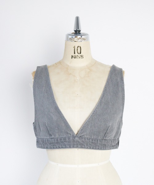 led.tokyo（レッドトウキョウ）の「【led.tokyo】デニムビスチェ（ベスト・レディース・グレー/ブルー・FREE）」の19枚目の写真