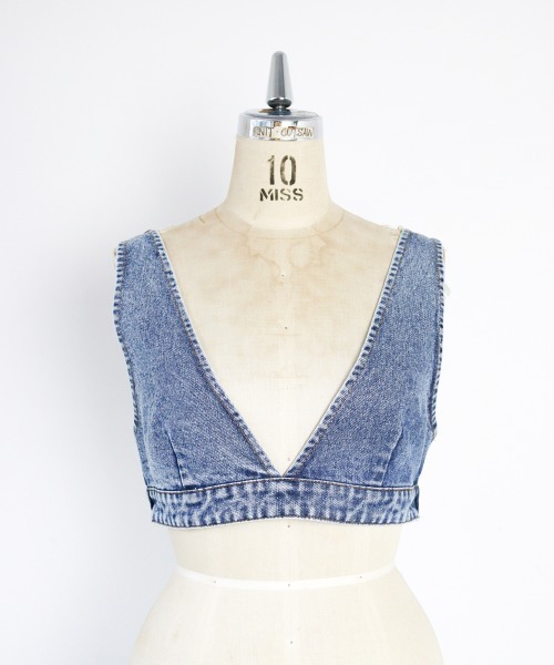 led.tokyo（レッドトウキョウ）の「【led.tokyo】デニムビスチェ（ベスト・レディース・グレー/ブルー・FREE）」の13枚目の写真
