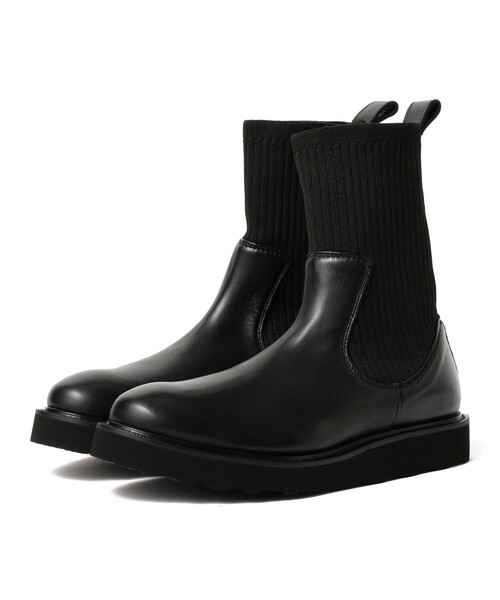 【セール】【別注】CAMINANDO / ニットカフ アンクルブーツ（ブーツ）｜CAMINANDO（カミナンド）