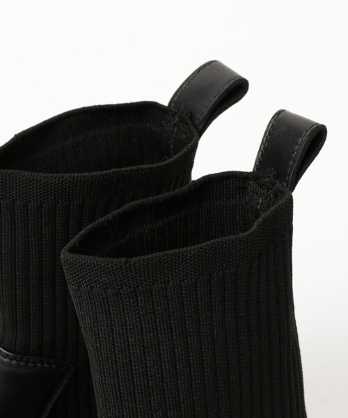 【セール】【別注】CAMINANDO / ニットカフ アンクルブーツ（ブーツ）｜CAMINANDO（カミナンド）