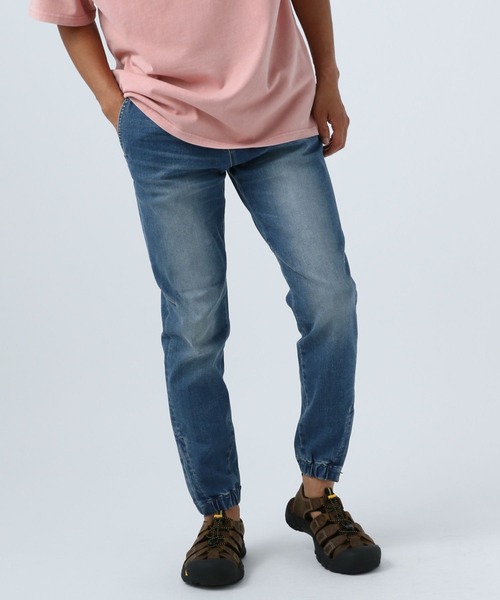 BAYFLOW(ベイフロー)の「【BFJ】ジョグデニムパンツ(デニムパンツ・メンズ・グレー/ダークブルー/ブラック/ブルー・LARGE/MEDIUM/SMALL)」の4枚目の写真