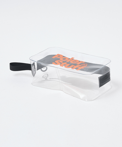 POLeR（ポーラー）の「【POLeR/ポーラー】PVC CLEAR POUCH M/クリア防水ポーチ（エコバッグ/サブバッグ・メンズ・オレンジ/クリア/ブラック/その他1・フリー）」の10枚目の写真