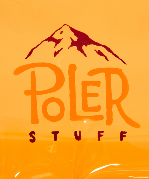 POLeR（ポーラー）の「【POLeR/ポーラー】PVC CLEAR POUCH M/クリア防水ポーチ（エコバッグ/サブバッグ・メンズ・オレンジ/クリア/ブラック/その他1・フリー）」の15枚目の写真