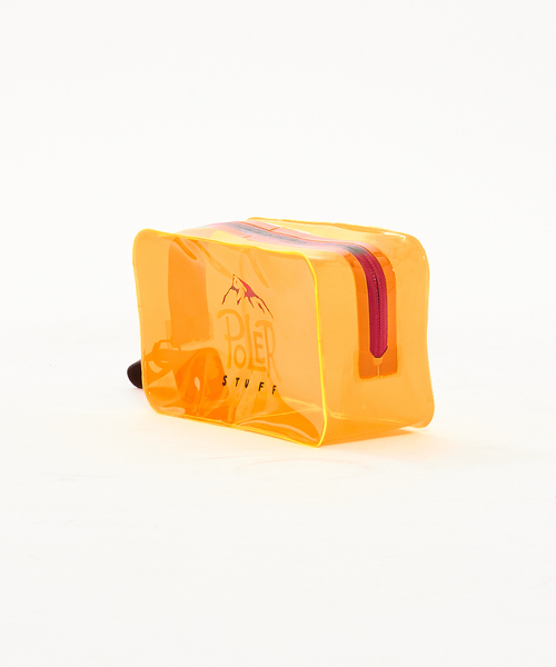 POLeR（ポーラー）の「【POLeR/ポーラー】PVC CLEAR POUCH M/クリア防水ポーチ（エコバッグ/サブバッグ・メンズ・オレンジ/クリア/ブラック/その他1・フリー）」の18枚目の写真