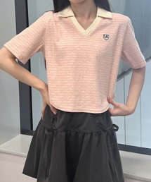 MAGPIEROBIN | MAGPIE ROBIN／ボーダーVネック T(Tシャツ/カットソー)