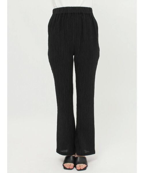 MURUA（ムルーア）の「プリーツイージーワイドパンツ（その他パンツ・レディース・ホワイト/ブラック/ライトグリーン・FREE）」の5枚目の写真