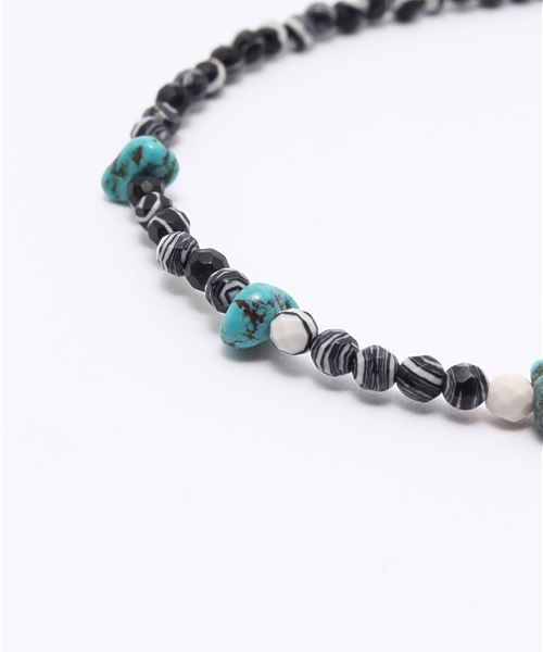 Esperanto（エスペラント）の「esperanto (エスペラント) /マーブルビーズ アンクレット（アンクレット・メンズ・ピンク系その他/ブルー/レッド/ブラック・ONE SIZE）」の7枚目の写真