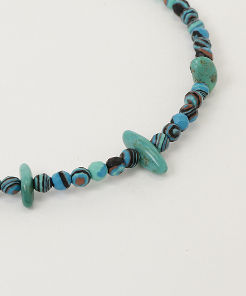 Esperanto（エスペラント）の「esperanto (エスペラント) /マーブルビーズ アンクレット（アンクレット・メンズ・ピンク系その他/ブルー/レッド/ブラック・ONE SIZE）」の9枚目の写真