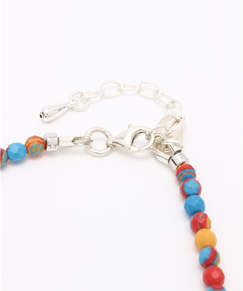 Esperanto（エスペラント）の「esperanto (エスペラント) /マーブルビーズ アンクレット（アンクレット・メンズ・ピンク系その他/ブルー/レッド/ブラック・ONE SIZE）」の13枚目の写真