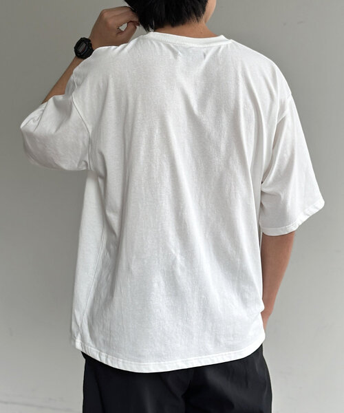 CPCM(シーピーシーエム)の「DOGイラストT(Tシャツ/カットソー・レディース・ホワイト系その他2/ホワイト/ホワイト系その他・MEDIUM/LARGE)」の6枚目の写真