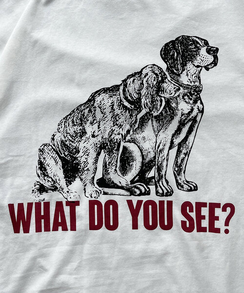 CPCM(シーピーシーエム)の「DOGイラストT(Tシャツ/カットソー・レディース・ホワイト系その他2/ホワイト/ホワイト系その他・MEDIUM/LARGE)」の9枚目の写真