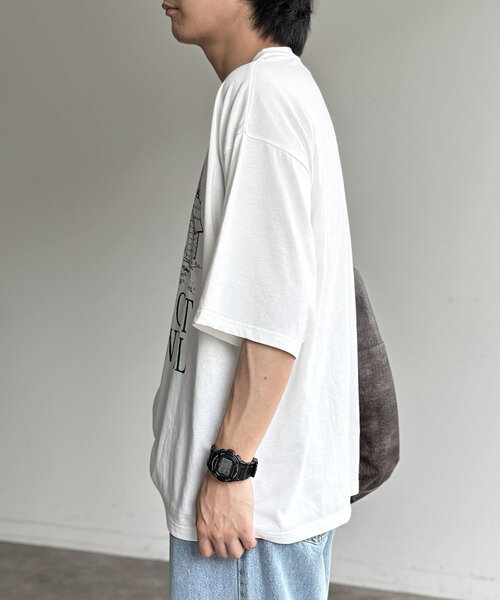 CPCM(シーピーシーエム)の「DOGイラストT(Tシャツ/カットソー・レディース・ホワイト系その他2/ホワイト/ホワイト系その他・MEDIUM/LARGE)」の10枚目の写真