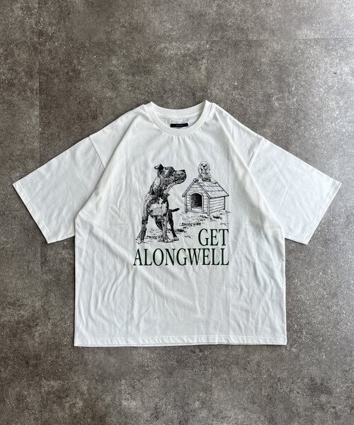 CPCM(シーピーシーエム)の「DOGイラストT(Tシャツ/カットソー・レディース・ホワイト系その他2/ホワイト/ホワイト系その他・MEDIUM/LARGE)」の15枚目の写真