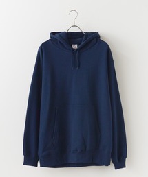 ▲CROSS&STITCH/クロスアンドステッチ レギュラーウェイト 裏パイル スウェットプルオーバーパーカー 10oz ユニセックス