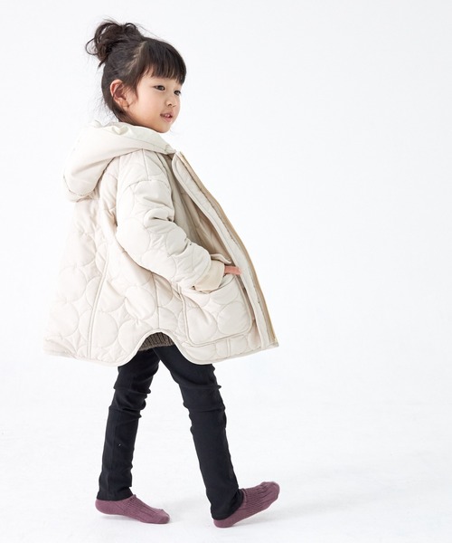 MAKE YOUR DAY（メイクユアデイ）の「リバーシブルキルトコート■80～140cm（その他アウター・キッズ・ブラック/アイボリー/カーキ・80/90/100/110/120/130/140）」の17枚目の写真