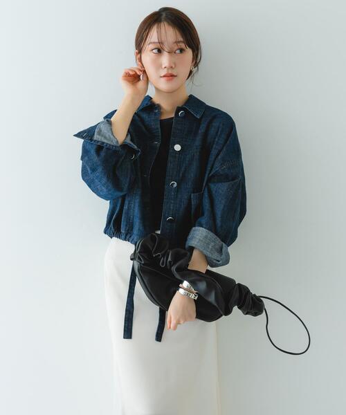 RODE SKO(ロデスコ)の「ギャザーハンドルバッグ(ハンドバッグ・レディース・シルバー/グレー/ブラック・ONE)」の13枚目の写真