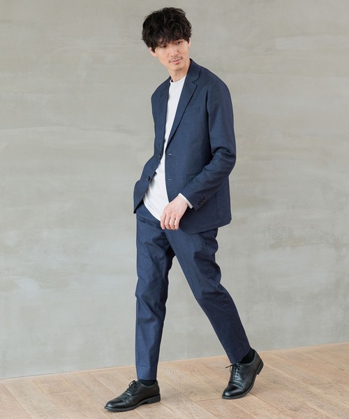 GLOBAL WORK（グローバルワーク）の「アーバンデニムジャケット/119107（デニムジャケット・メンズ・ブルー系8・MEDIUM/LARGE/X-LARGE/SMALL）」の20枚目の写真