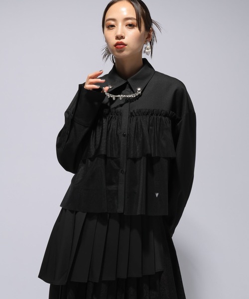 HARE（ハレ）の「デザインラペルクリップ(HARE)（ブローチ/コサージュ・レディース・シルバー/ブラック/シルバー系その他・FREE）」の4枚目の写真