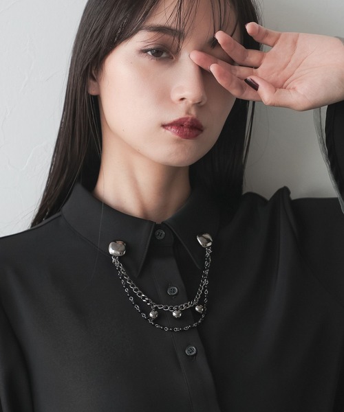 HARE（ハレ）の「デザインラペルクリップ(HARE)（ブローチ/コサージュ・レディース・シルバー/ブラック/シルバー系その他・FREE）」の16枚目の写真