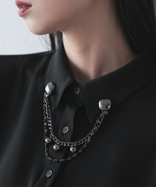 HARE（ハレ）の「デザインラペルクリップ(HARE)（ブローチ/コサージュ・レディース・シルバー/ブラック/シルバー系その他・FREE）」の17枚目の写真