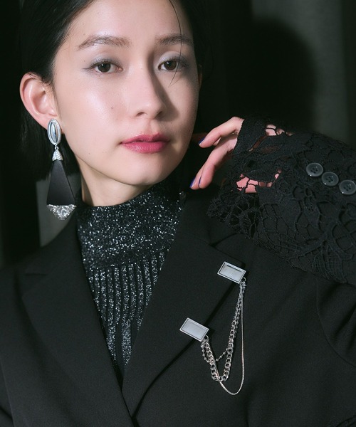 HARE（ハレ）の「デザインラペルクリップ(HARE)（ブローチ/コサージュ・レディース・シルバー/ブラック/シルバー系その他・FREE）」の22枚目の写真