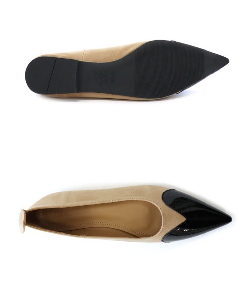 DONOBAN（ドノバン）の「バイカラーハートパンプス（パンプス・レディース・PINK/Beige・36/37/38/39/40）」の10枚目の写真