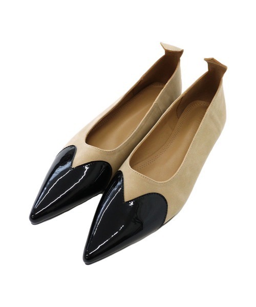 DONOBAN（ドノバン）の「バイカラーハートパンプス（パンプス・レディース・PINK/Beige・36/37/38/39/40）」の11枚目の写真