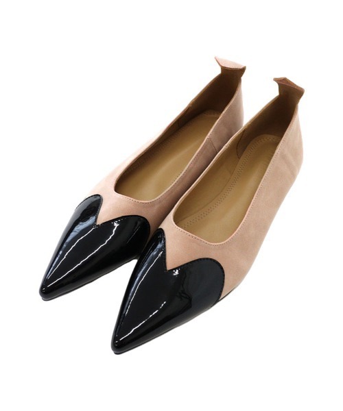 DONOBAN（ドノバン）の「バイカラーハートパンプス（パンプス・レディース・PINK/Beige・36/37/38/39/40）」の12枚目の写真