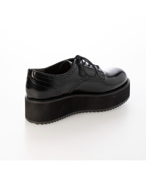 EVOL(イーボル)の「【EVOL】メダリオンレースアップシューズ IX5550(ローファー・レディース・ブラック/ベージュ・23.5cm/23.0cm/22.5cm/22.0cm/21.5cm/25.0cm/24.5cm/24.0cm)」の5枚目の写真