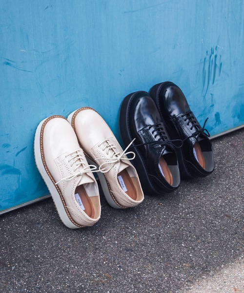 EVOL(イーボル)の「【EVOL】メダリオンレースアップシューズ IX5550(ローファー・レディース・ブラック/ベージュ・23.5cm/23.0cm/22.5cm/22.0cm/21.5cm/25.0cm/24.5cm/24.0cm)」の14枚目の写真