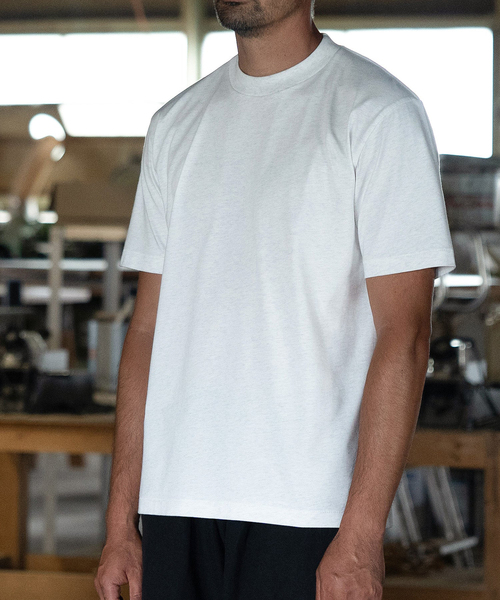 EDIFICE（エディフィス）の「BARAILLE & GARMENTS (バライル & ガーメンツ) SUVIN RIDGEWAY-TEE（Tシャツ/カットソー・メンズ・ホワイト×ホワイト/ストーン・X-LARGE/LARGE/MEDIUM）」の9枚目の写真