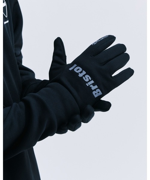 F.C.Real Bristol（エフシーレアルブリストル）の「POLARTEC POWER STRECH TOUCH GLOVES（手袋・メンズ・ベージュ/カーキ/ブラック・FREE）」の4枚目の写真